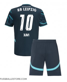 Günstige RB Leipzig Xavi Simons #10 3rd trikot Kinder 2024-25 Kurzarm (+ Kurze Hosen)